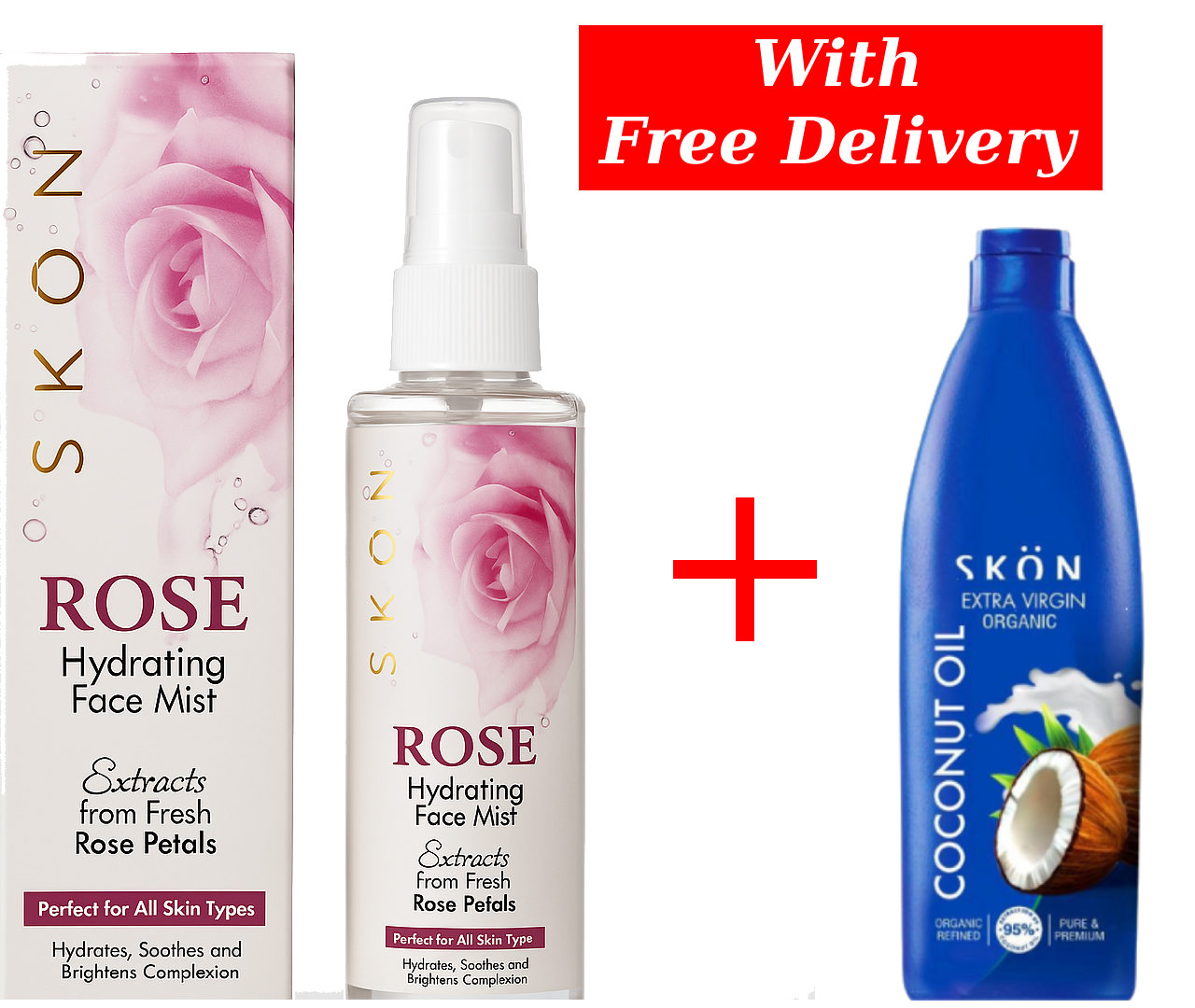 Multipurpose for Hair, Skin & Cooking  + Face Hydrating Facial Mist